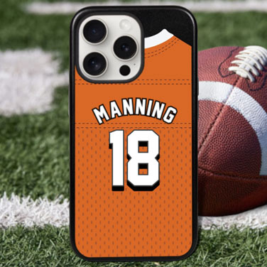 Custom Football Jersey iPhone Case